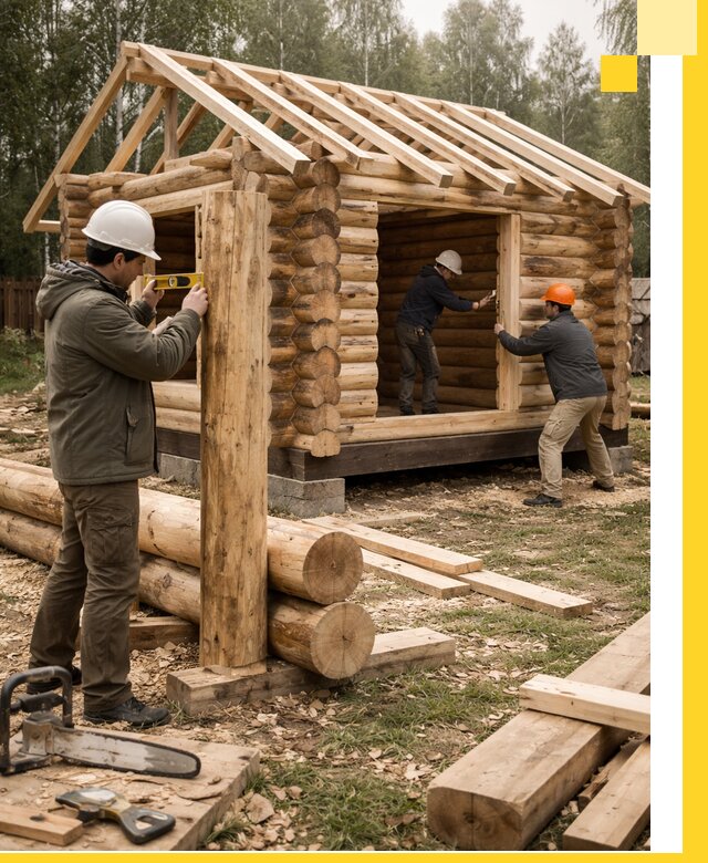 Строительство бань для дачи под ключ в Каменске-Шахтинском с доставкой и монтажом