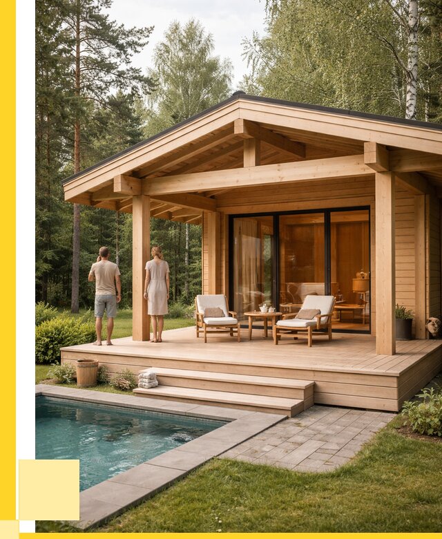 Бани с террасой под ключ в Каменске-Шахтинском от 618060 р. | ЭриданКсш