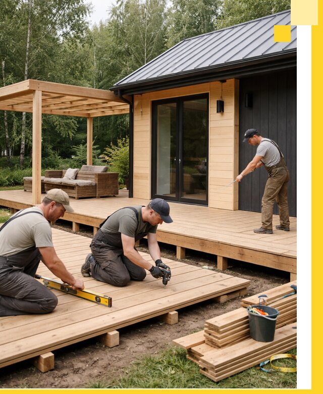 Строительство бань с террасой и бассейном под ключ в Каменске-Шахтинском