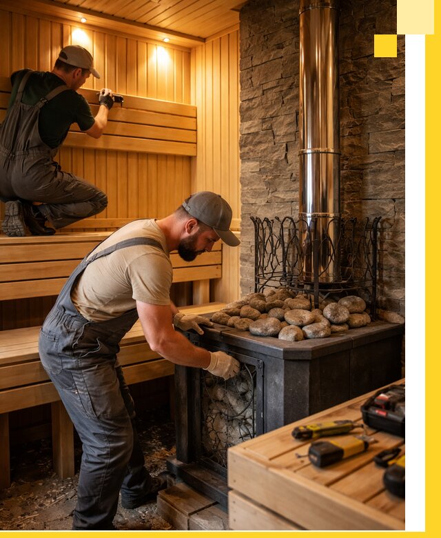 Комплексный дизайн бань, саун и зон отдыха в Каменске-Шахтинском