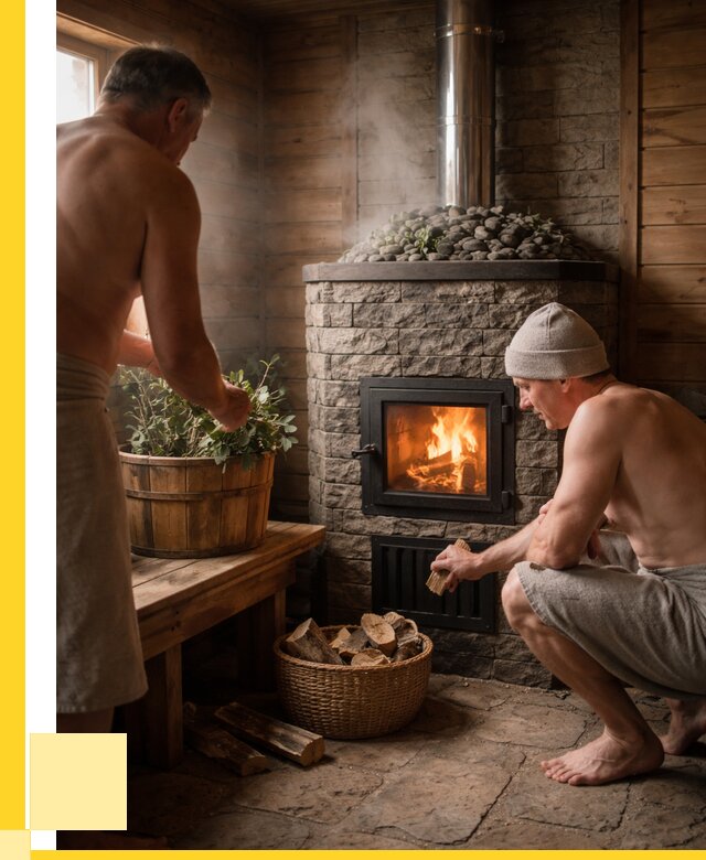 Банные печи под ключ в Каменске-Шахтинском от 46355 р. | ЭриданКсш кирпичная