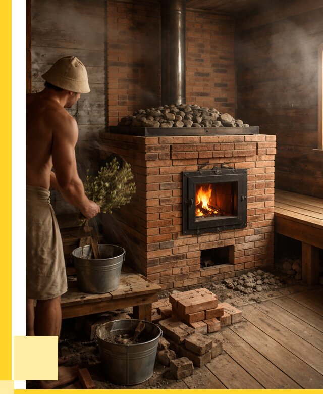 Кирпичные банные печи в Каменске-Шахтинском от 92709 р. | ЭриданКсш