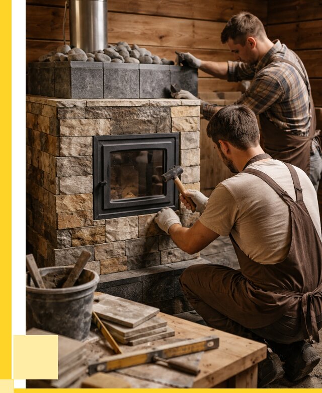 Облицовка банной печи в Каменске-Шахтинском от 15452 р. | ЭриданКсш