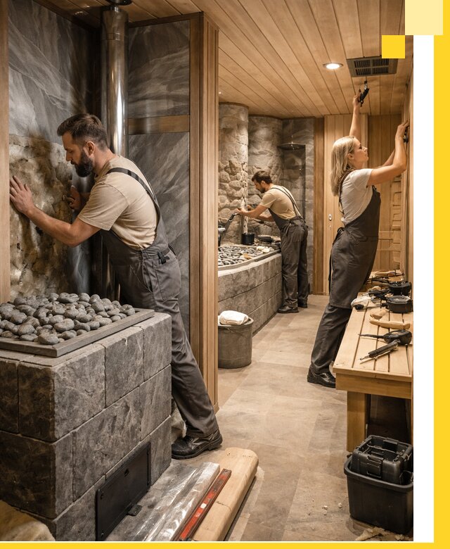 Строительство бань и SPA процедур в Каменске-Шахтинском под ключ и отделкой