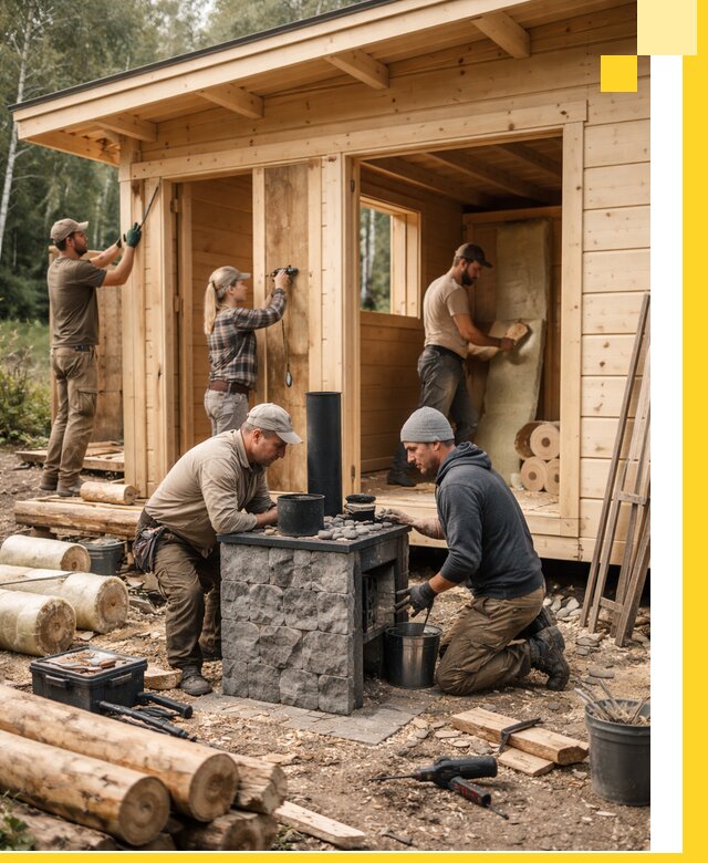 Купить баню под ключ в Каменске-Шахтинском строительство монтаж отделка