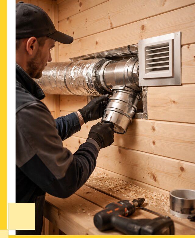 Монтаж вентиляции бани в Каменске-Шахтинском от 12361 р. | ЭриданКсш