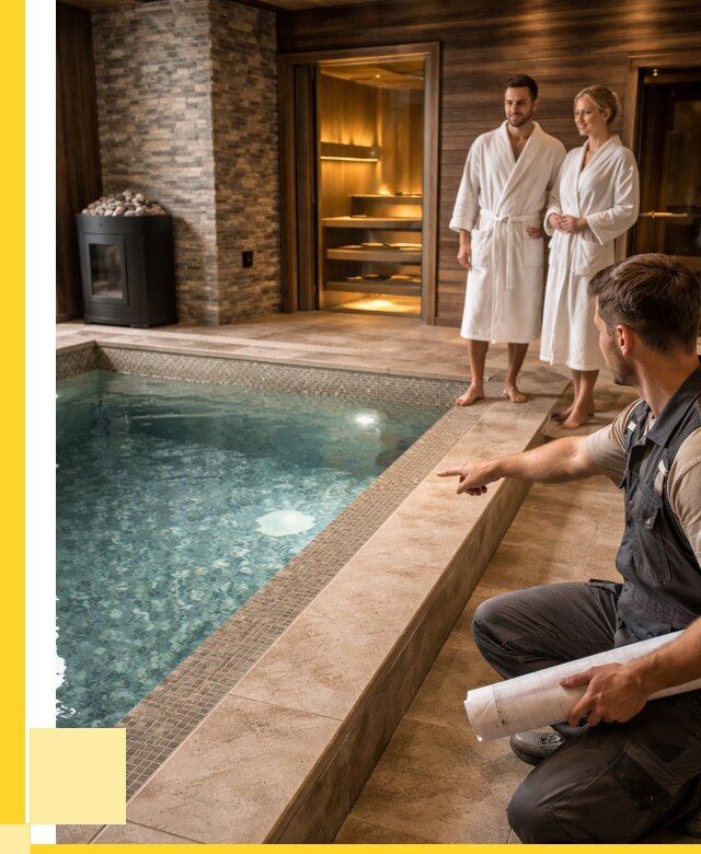 Проект бани с бассейном под ключ в Каменске-Шахтинском от 66957 р. | ЭриданКсш