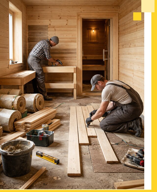 Индивидуальный проект бани с комнатой отдыха под ключ в Каменске-Шахтинском