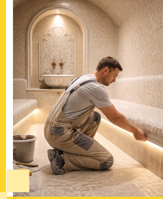 Отделка хамамов под ключ в Каменске-Шахтинском от 5666 р. | ЭриданКсш