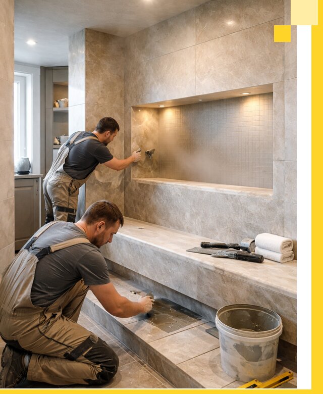 Профессиональное строительство хамама в квартире в Каменске-Шахтинском