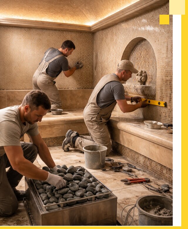 Проектирование и строительство хамама и сауны в Каменске-Шахтинском