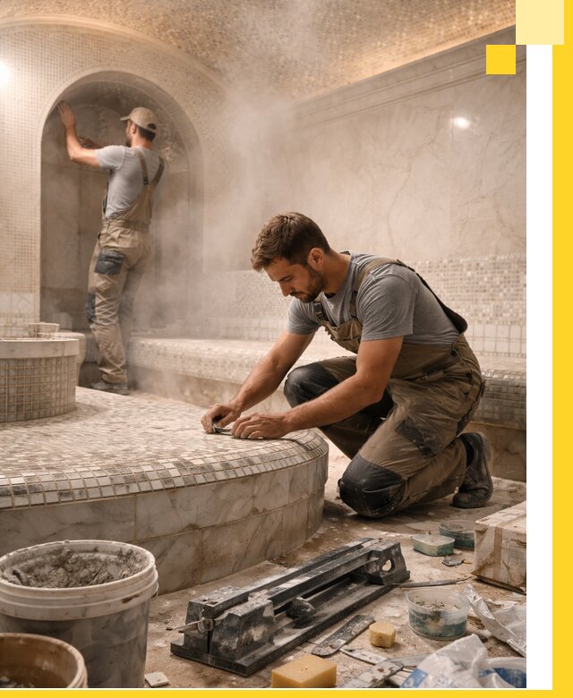 Профессиональный дизайн хамама и SPA под ключ в Каменске-Шахтинском