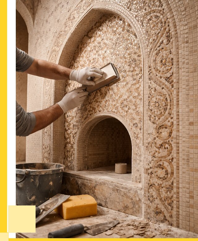 Мозаика для хамама в Каменске-Шахтинском под ключ от 5151 р. | ЭриданКсш