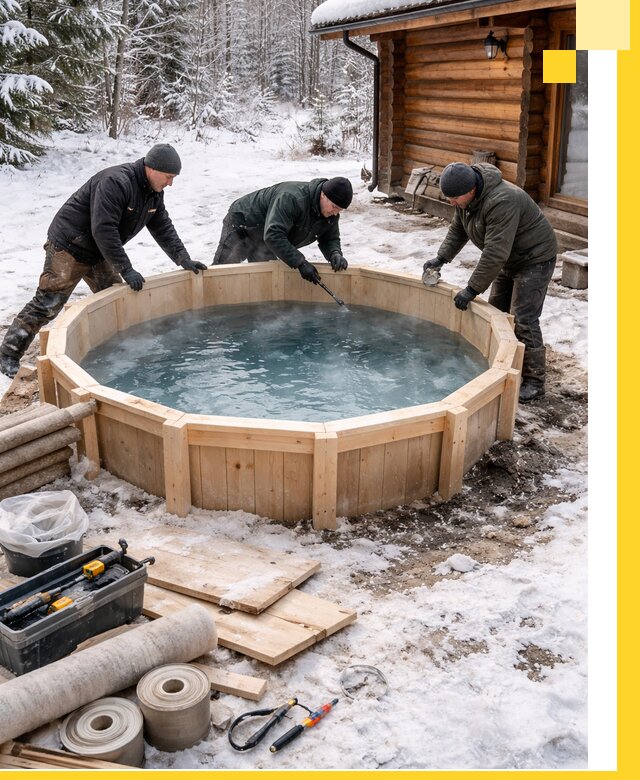 Изготовление и установка ледяных купелей под ключ в Каменске-Шахтинском