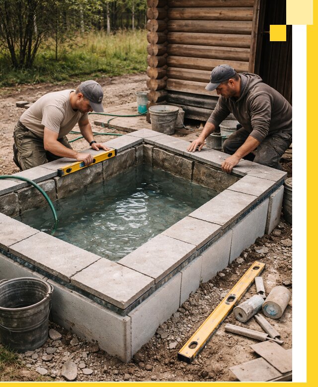 Изготовление и установка холодных купелей под ключ в Каменске-Шахтинском