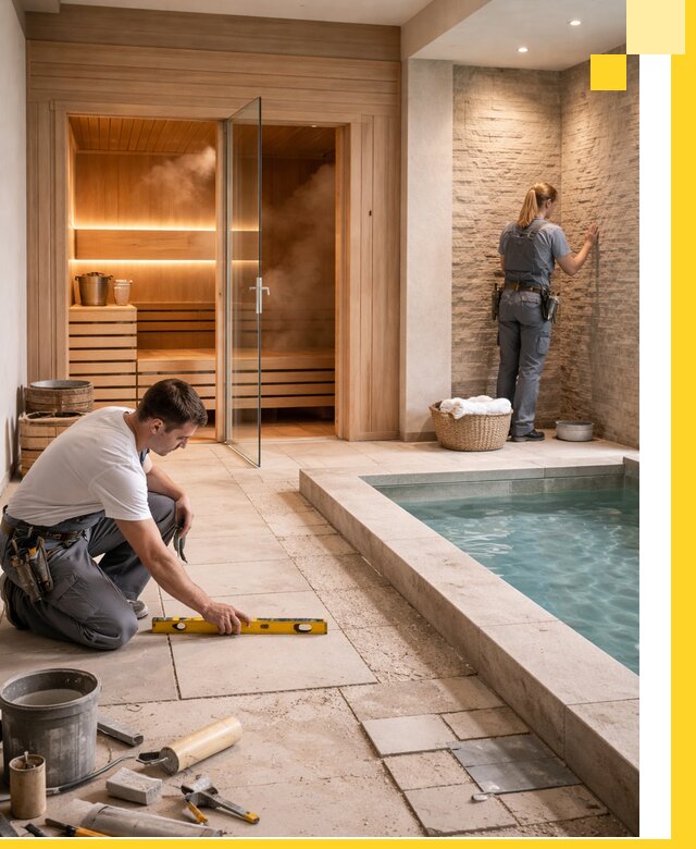 Комплексный дизайн и отделка интерьеров SPA под ключ в Каменске-Шахтинском